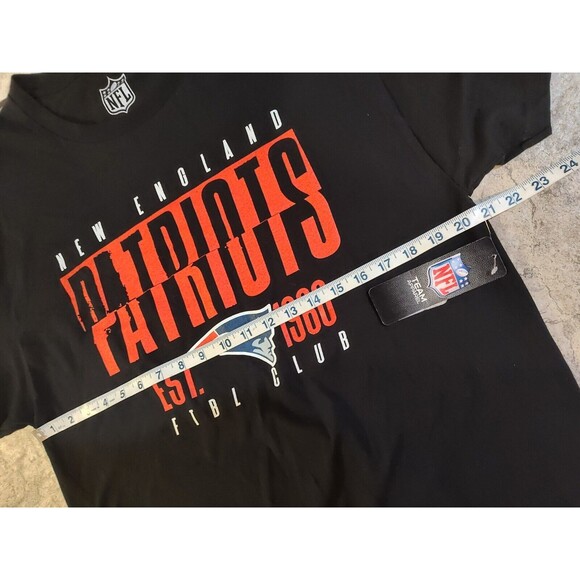 New England Patriots Est 1960 Mens Large T-Shirt Team Apparel Double-Sided NEW - Picture 3 of 10